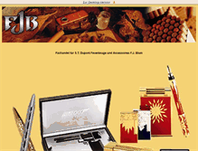 Tablet Screenshot of blum-dupont-feuerzeuge.de